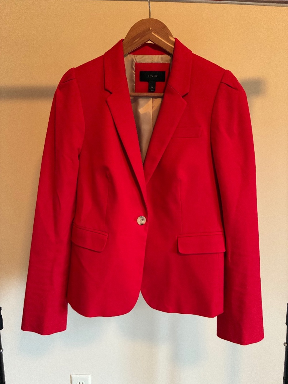 Red J Crew Blazer